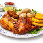 Cuarto de pollo asado
