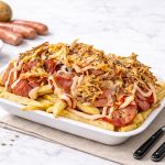 Salchipapa especial